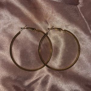 hoop earrings